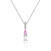 Silver 925 Threepiece Set Of Necklace Earrings And Ring With Geometric Pattern And Diamond Design