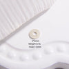 925 Silver Ultrathin Spacer Straight Cut Wheel Piece Right Angle Flat Piece Round Pattern Electroplated Bracelet Necklace