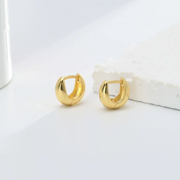 Silver Ushape Electroplating Women's Ear Jewelry