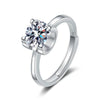 Silver Ushaped Cow Head Ring For Ladies With Geometric Pattern And Electroplating Treatment