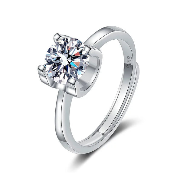Silver Ushaped Cow Head Ring For Ladies With Geometric Pattern And Electroplating Treatment