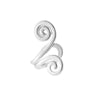 Simple Acupressure Weight Loss Women's Fashion Ear Clip Earrings Without Ear Holes Iron Cartoon Characters Electroplating