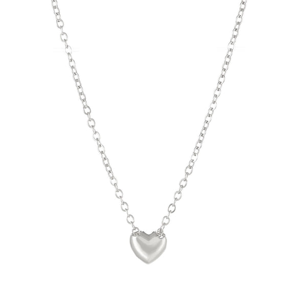 Simple Allmatch Love Necklace With Double Peach Heart Pendant Copper Alloy Diamond Design For Women