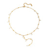 Simple And Elegant Girly Light Luxury Niche Non Fading Millet Bead Pearl Necklace In Stainless Steel With Geometric Shape And Electroplating