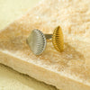 Simple Atmospheric Ocean Wind Jewelry Stainless Steel Starfish Scallop Bracelet Open Ring With Electroplating