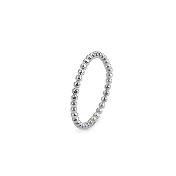 Simple Beads Water Corrugated Geometric Stainless Steel Open Oval Twopiece Ring And Bracelet Jewelry With Electroplating