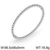 Simple Beads Water Corrugated Geometric Stainless Steel Open Oval Twopiece Ring And Bracelet Jewelry With Electroplating