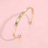 Simple Chain Bracelet Fashion Mix And Match Hollow Jewelry Stacked Wind Crystal Alloy Electroplating Letters Numbers Text Unisex