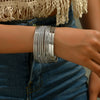 Simple Chain Bracelet Fashion Mix And Match Hollow Jewelry Stacked Wind Crystal Alloy Electroplating Letters Numbers Text Unisex