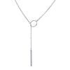 Simple Chain Metal Ring Short Necklace Simple Neck Chain Clavicle Chain Jewelry Wholesale Women