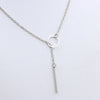 Simple Chain Metal Ring Short Necklace Simple Neck Chain Clavicle Chain Jewelry Wholesale Women