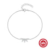 Simple Classic Women's Bracelet In S925 Sterling Silver With Horse Eye Crown Zircon Inlaid And Geometric Pattern Electroplated