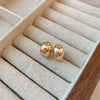 Simple Cold Style Niche High End Sense Women's Ear Studs With Real Gold Electroplated Silver Needles And Geometric Styling