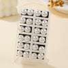 Simple Colorful Imitation Pearl Handmade Geometric Women's Earrings