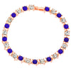 Simple Colorful Zircon Women's Bracelet Alloy Electroplating Light Luxury Allmatch Highend Accessory