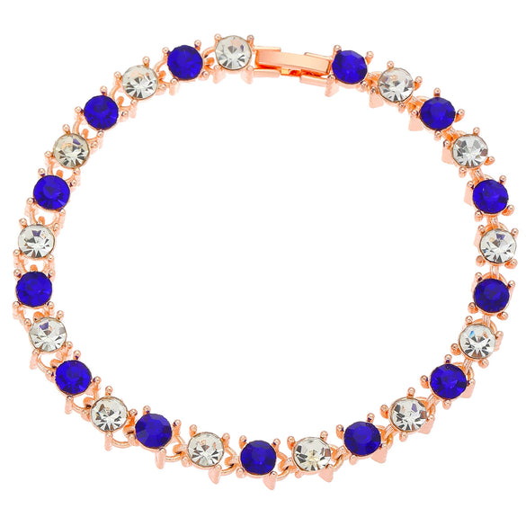 Simple Colorful Zircon Women's Bracelet Alloy Electroplating Light Luxury Allmatch Highend Accessory
