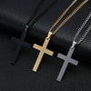 Simple Cross Alloy Necklace With U Shaped Geometric Animal And Zodiac Patterns Electroplated Pendant