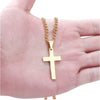 Simple Cross Alloy Necklace With U Shaped Geometric Animal And Zodiac Patterns Electroplated Pendant