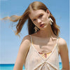 Simple Electroplated Acrylic Flower Petal Long Earrings Elegant Floral Dangle Earrings For Women