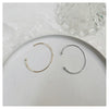 Simple Electroplated Copper U Shaped Bracelet Light Luxury Geometric Open Cuff Bracelet