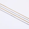 Simple Elegant Cold Style Cross Titanium Steel Geometric Welded Necklace For Women