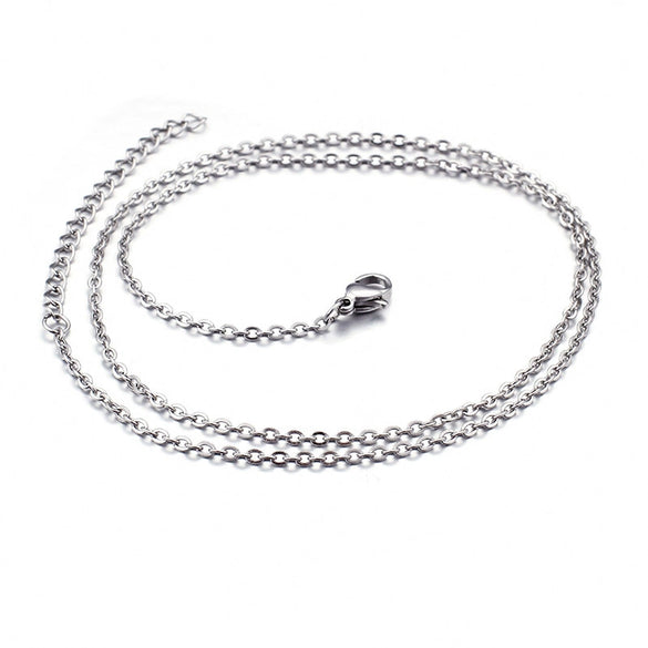 Simple Elegant Cold Style Cross Titanium Steel Geometric Welded Necklace For Women