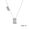 Simple Elegant Fiveleaf Flower Clover Jewelry Suit For Women Geometric Pattern Titanium Steel Laser Electroplated
