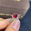 Simple Exquisite Heart Pattern Alloy Ring With Electroplated Finish Fashion Jewelry For Unisex