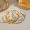 Simple Fashion Geometric Stainless Steel Bracelet Jewelry For Women With Electroplating