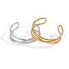 Simple Fashion Geometric Stainless Steel Bracelet Jewelry For Women With Electroplating