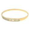 Simple Fashion Highend Sense Alloy Microinlaid Zircon Electroplating Bracelet Jewelry