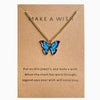 Simple Fashion Retro Multicolor Butterfly Necklace