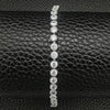 Simple Fashion Round White Zircon Geometric Adjustable Electroplated Ring For Women And Couples