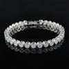 Simple Fashion Round White Zircon Geometric Adjustable Electroplated Ring For Women And Couples