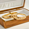 Simple Fashion Stainless Steel Bracelet With Tiger Eye Stone Imitation Pearls And 18K Gold Vacuum Plating For Women