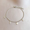 Simple Fashion Unisex Letter Geometric Titanium Steel Bracelet With Electroplating