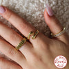 Simple Fashionable Unisex S925 Sterling Silver And Copper Love Hug Open Ring With Geometric Design And Electroplating Treatment