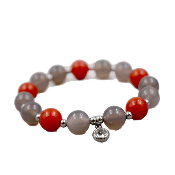 Simple Geometric Agate Handmade Bracelet For Couple And Bestie