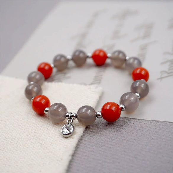 Simple Geometric Agate Handmade Bracelet For Couple And Bestie