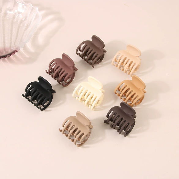 Simple Geometric Hair Grabber Baking Paint Female Hair Jewelry