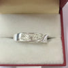 Simple Geometric Metal Women's Ring With Electroplated Finish Fashion Banquet Jewelry