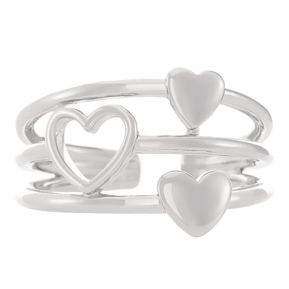 Simple Geometric Open Ring For Women Alloy Material With Electroplating Treatment
