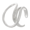 Simple Geometric Open Ring For Women Alloy Material With Electroplating Treatment