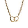 Simple Geometric Pearl Ring Pendant Necklace Bracelet Copper Gold Plated Electroplating