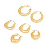 Simple Geometric Resin Circle Earrings For Women Retro Lightweight Fashion Earrings Wholesale