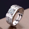 Simple Geometric Round Copper Open Ring With Electroplated Finish Fashion Adjustable Unisex Jewelry