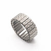 Simple Geometric Stainless Steel Adjustable Spring Ring With Electroplated Finish Unisex Fashion Jewelry