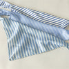 Simple Geometric Striped Fabric Triangle Scarf Headwear For Women