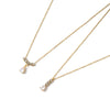 Simple Geometric Water Drop Pendant Necklace In Stainless Steel With Vacuum Plated Finish For Women