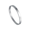 Simple Glossy Buckle Bracelet Stainless Steel Goldplated Electroplating